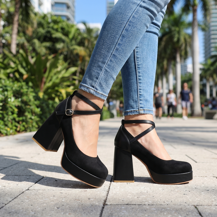 Black Elara Vance Mary Janes 2