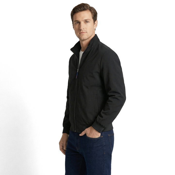 Black Harrison Angora Blend Jacket 5