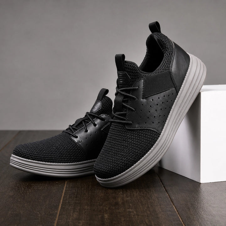 Paul Mesh Sneakers - Color:Black;Size:39