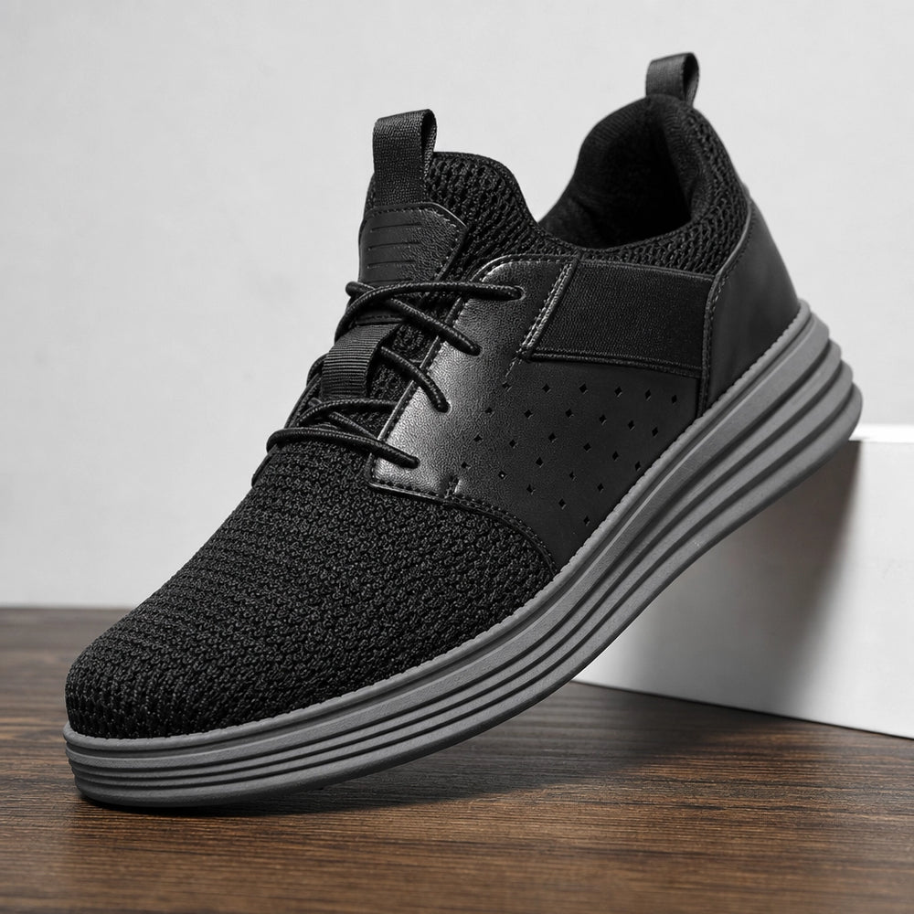 Black Leary Lightweight Mesh Loafers 1