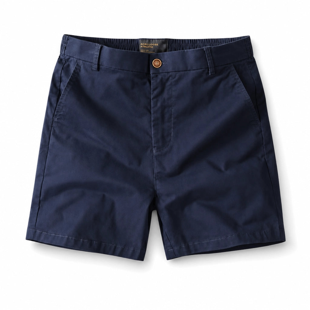 Noah Straight Shorts - Color:Blue;Size:28