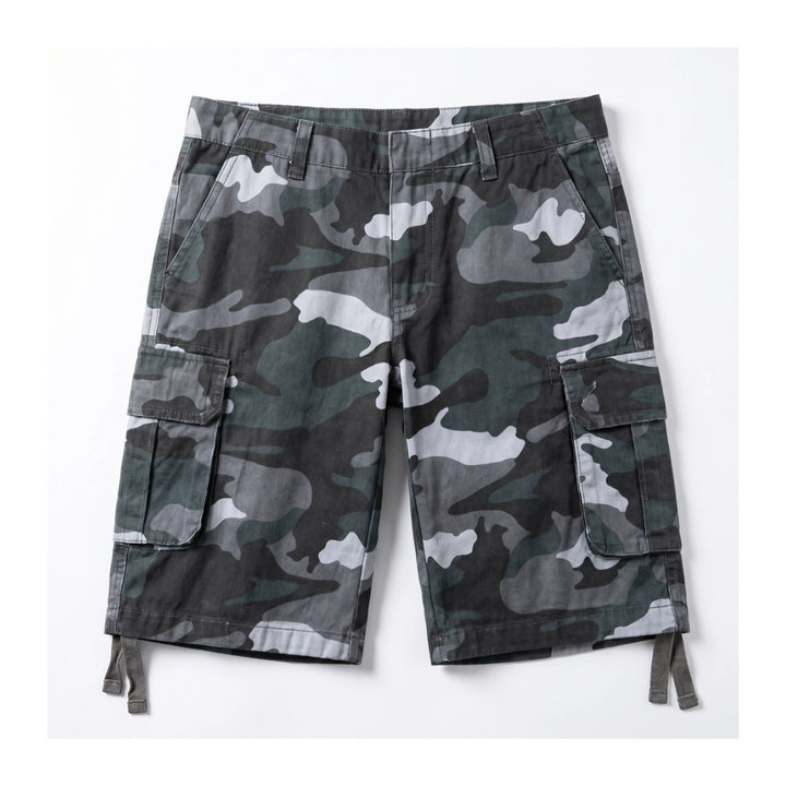 Stevie Camo Cargo Shorts - Color:Blue Camo;Size:29
