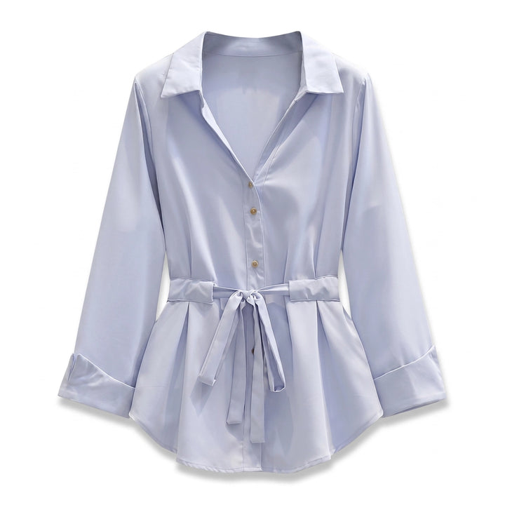 Georgina Summer Blouse - Color:Blue;Size:M