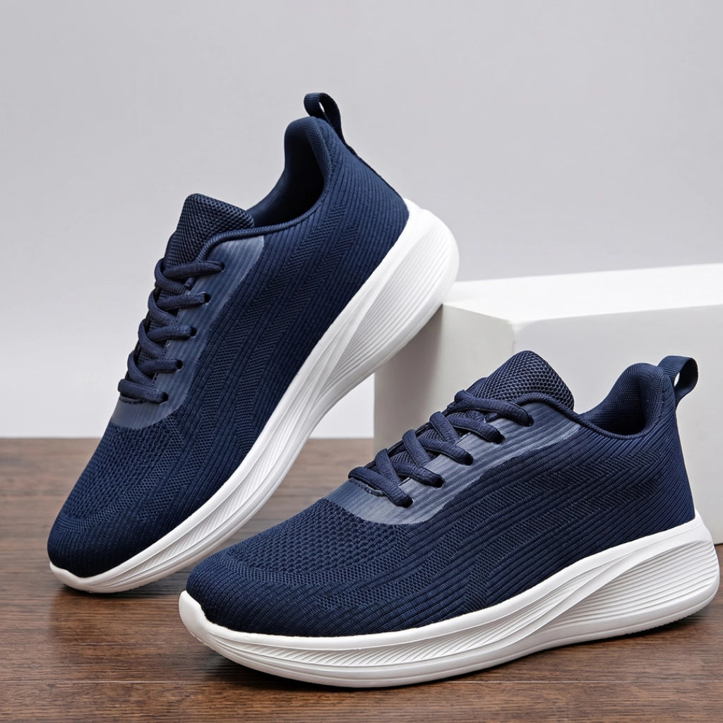 Morgan Wide-Fit Trainers - Color:Blue;Size:38