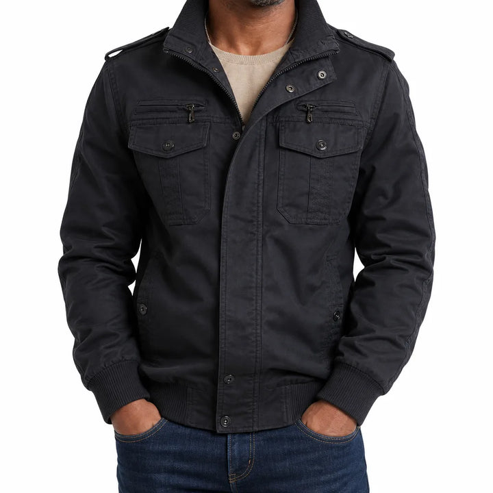Boone Bomber Jacket - Color:Black;Size:S