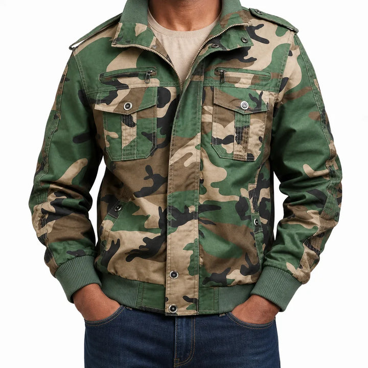 Boone Bomber Jacket - Color:Camouflage;Size:S