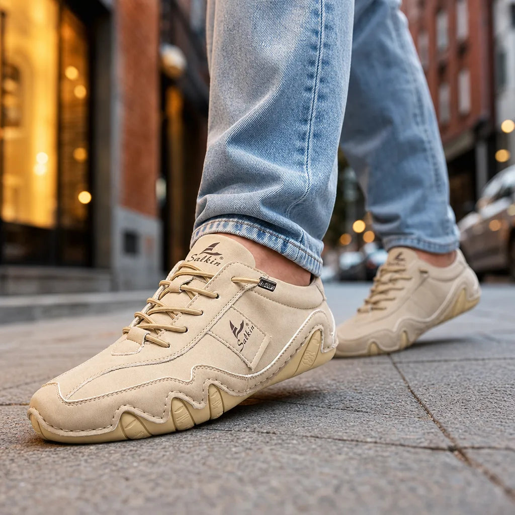 Men's Beige Nola Lightweight Driving Loafers