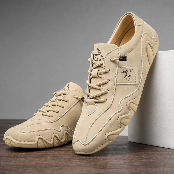 Bradley Casual Trainers - Color:Beige;Size:38