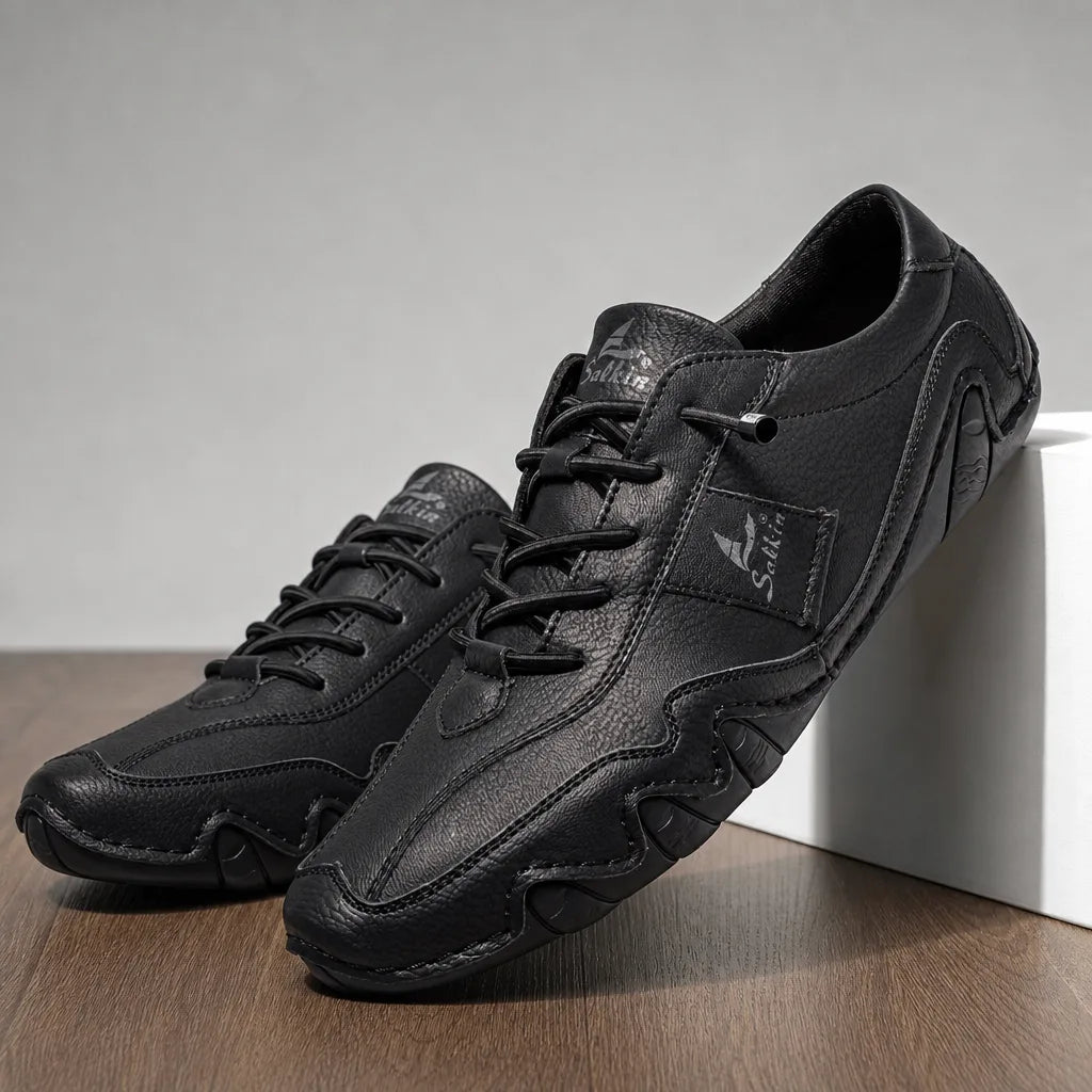 Bradley Casual Trainers - Color:Black;Size:38