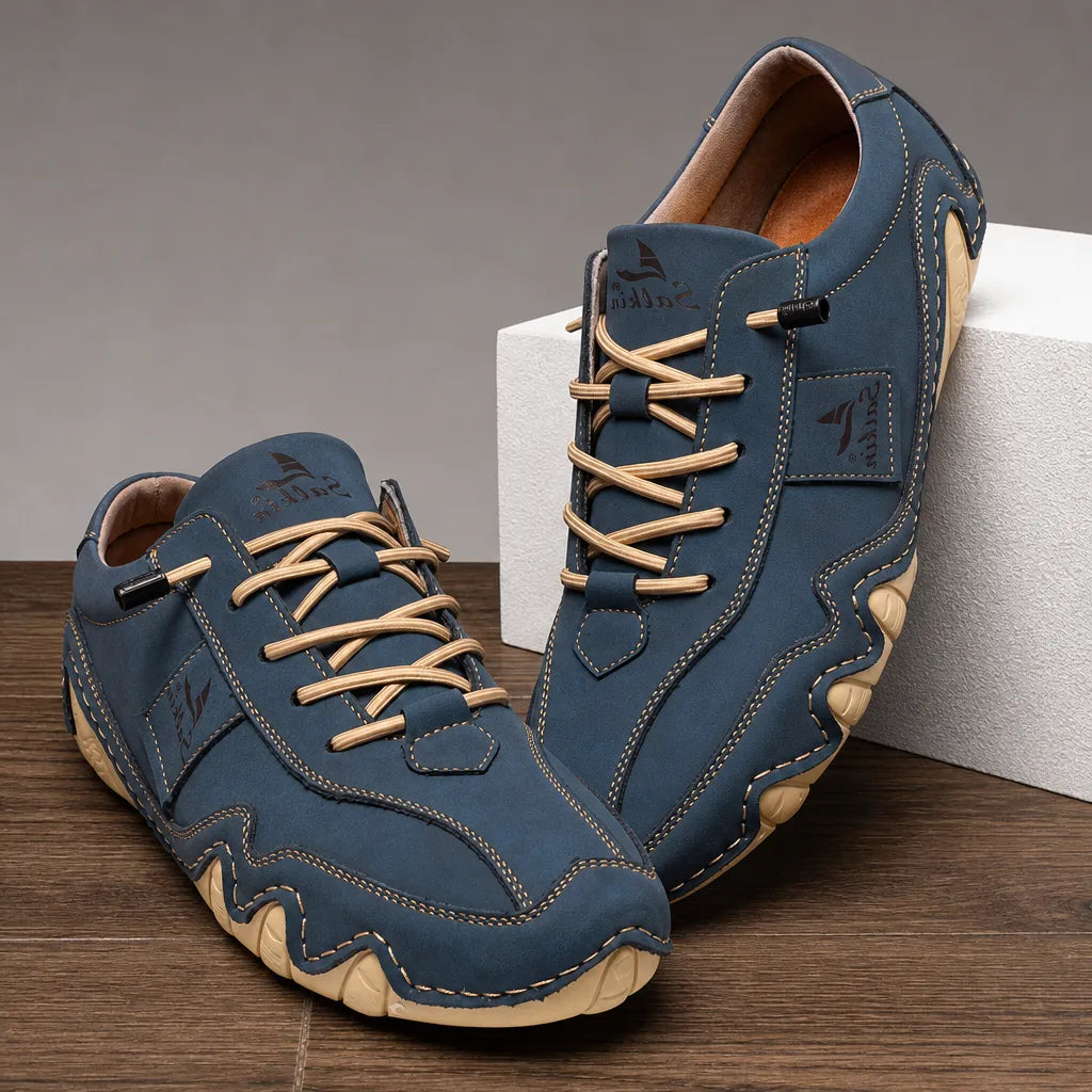 Bradley Casual Trainers - Color:Blue;Size:38