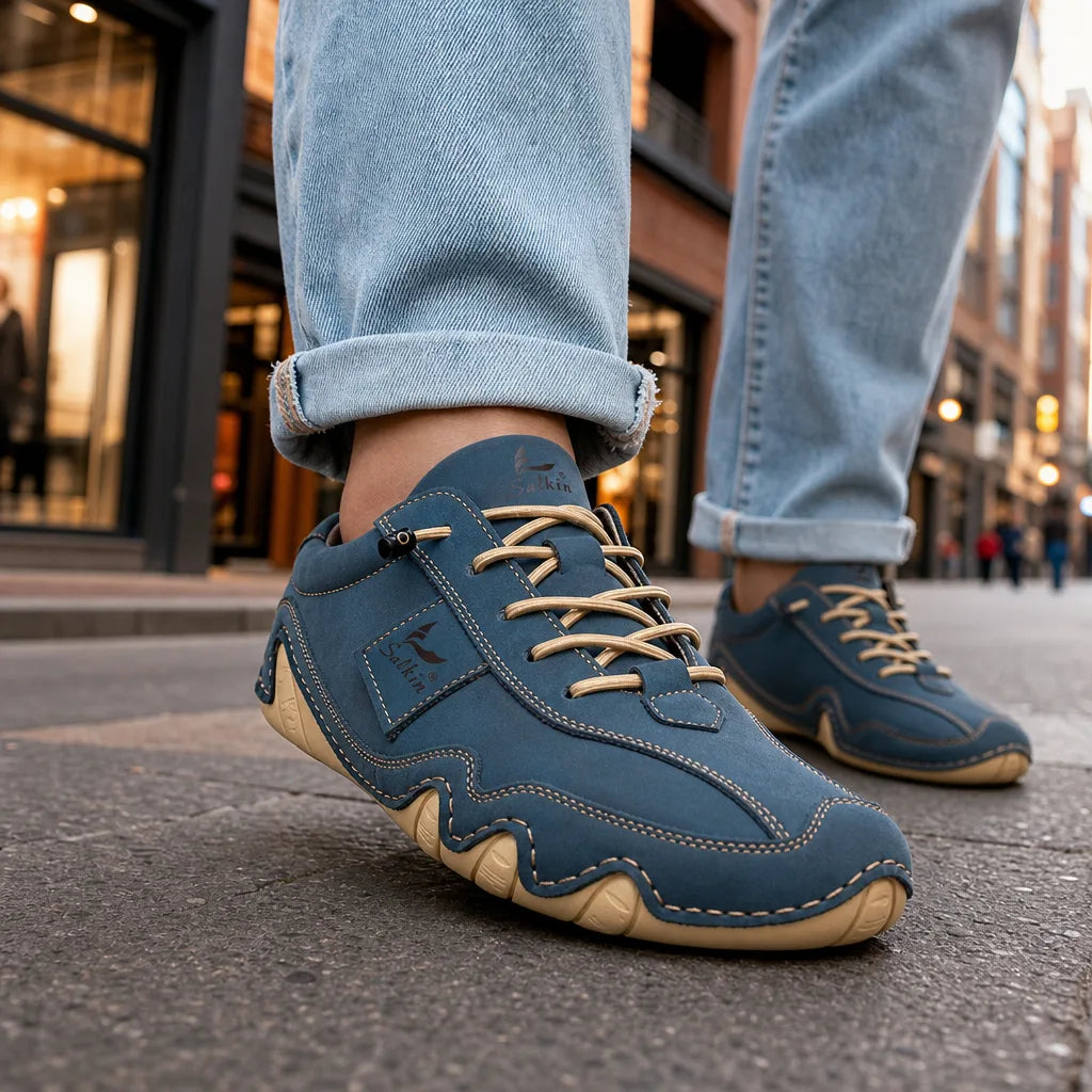 Men's Blue Nola Lightweight Driving Loafers