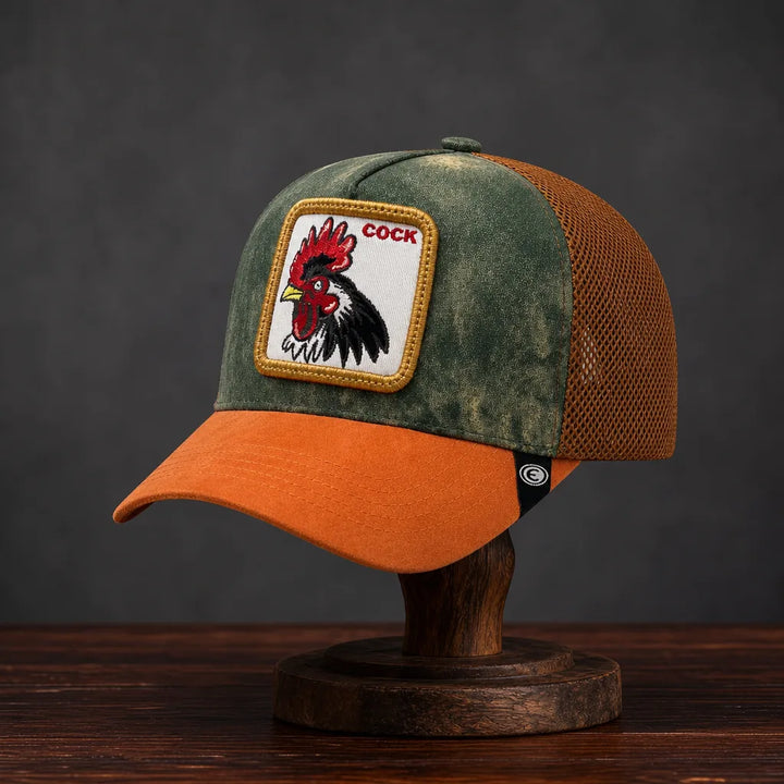 Bradley Trucker Cap - Color:Orange;Size:One Size (56-58 cm)