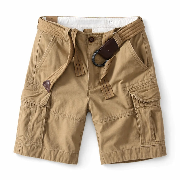 Brendon Cargo Shorts - Color:Beige;Size:28