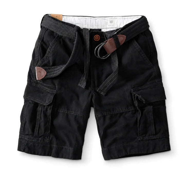 Brendon Cargo Shorts - Color:Black;Size:28