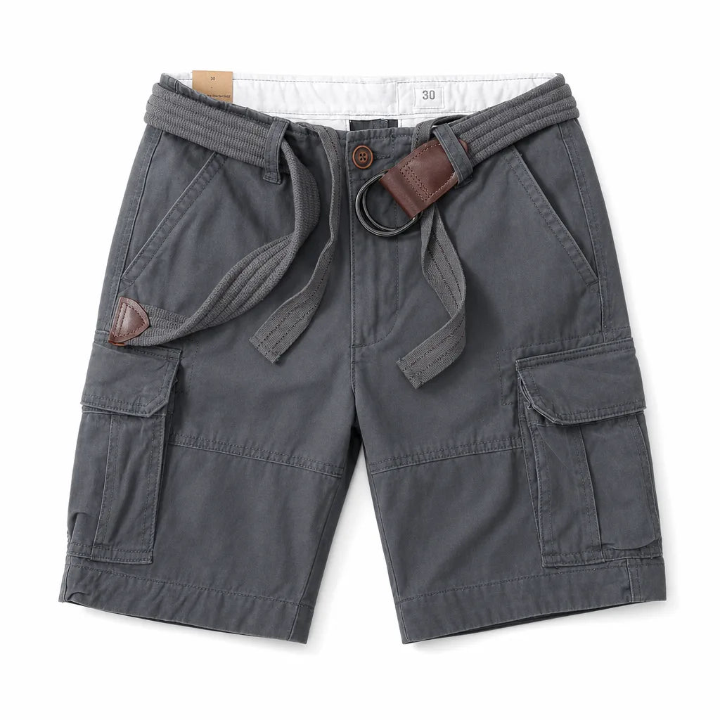 Brendon Cargo Shorts - Color:Gray;Size:28