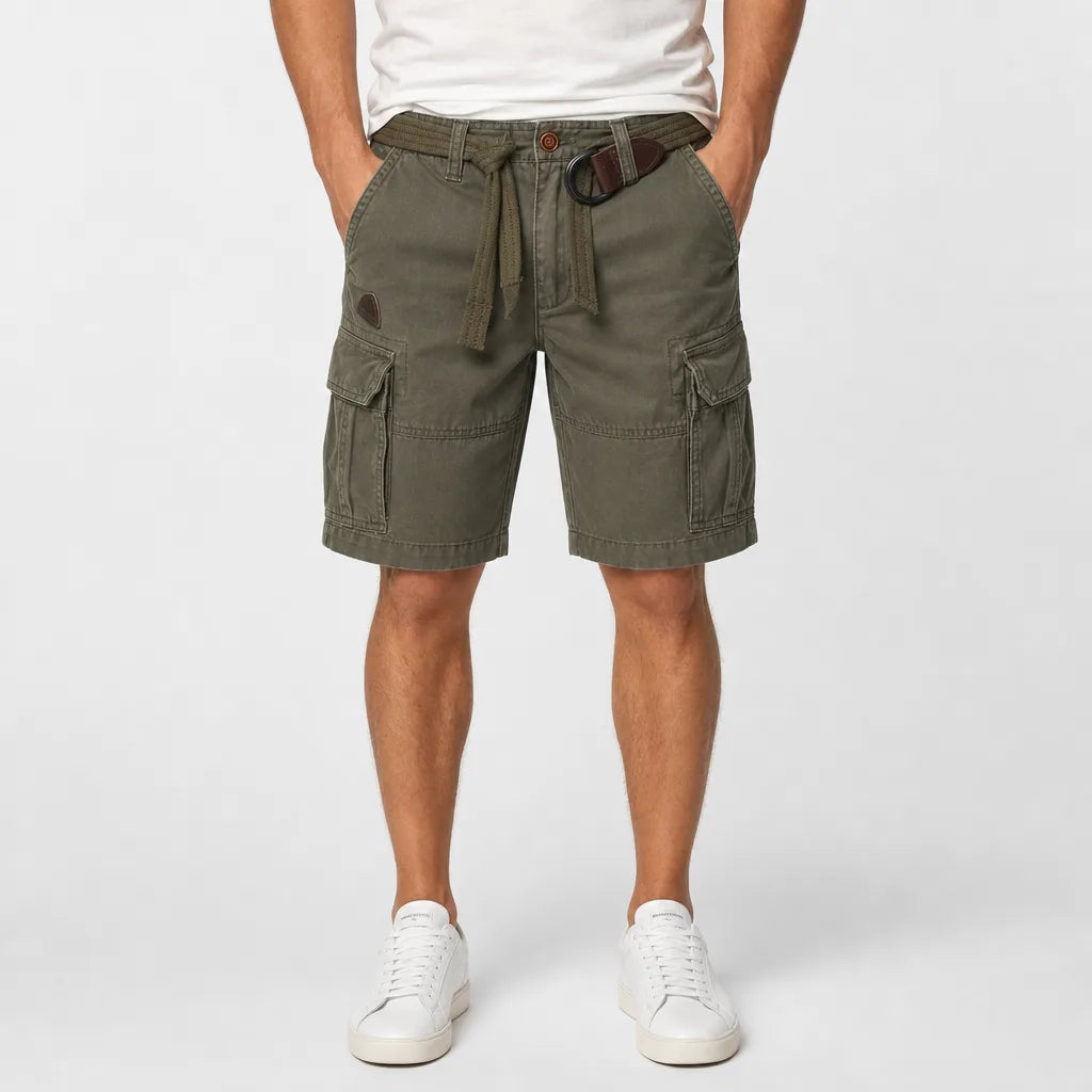 Men's Green Reeves Camo Cargo Shorts