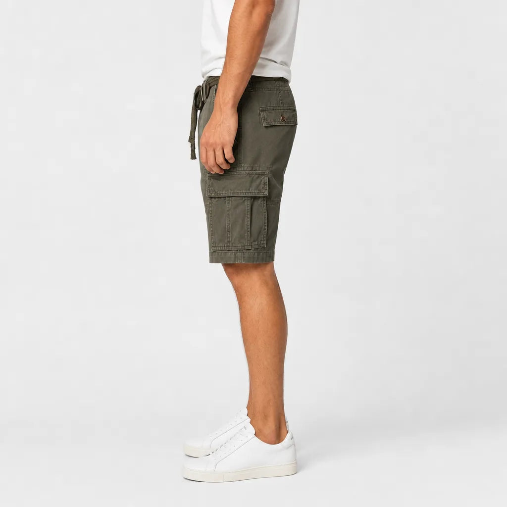 Men's Green Reeves Camo Cargo Shorts