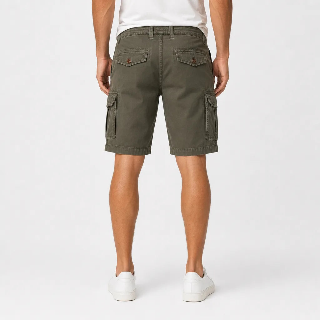 Men's Green Reeves Camo Cargo Shorts