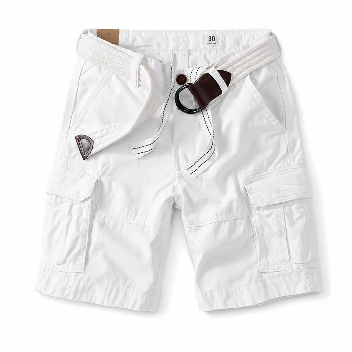 Brendon Cargo Shorts - Color:White;Size:28