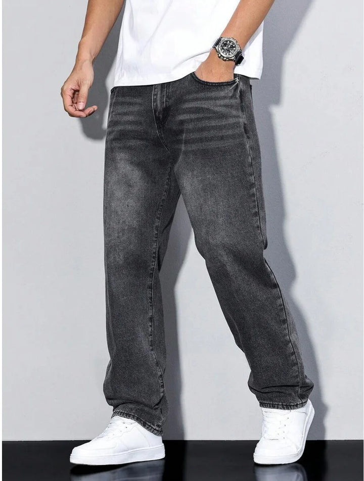 Brewster Casual Men's Jeans - Color:Dark Gray;Size:XS