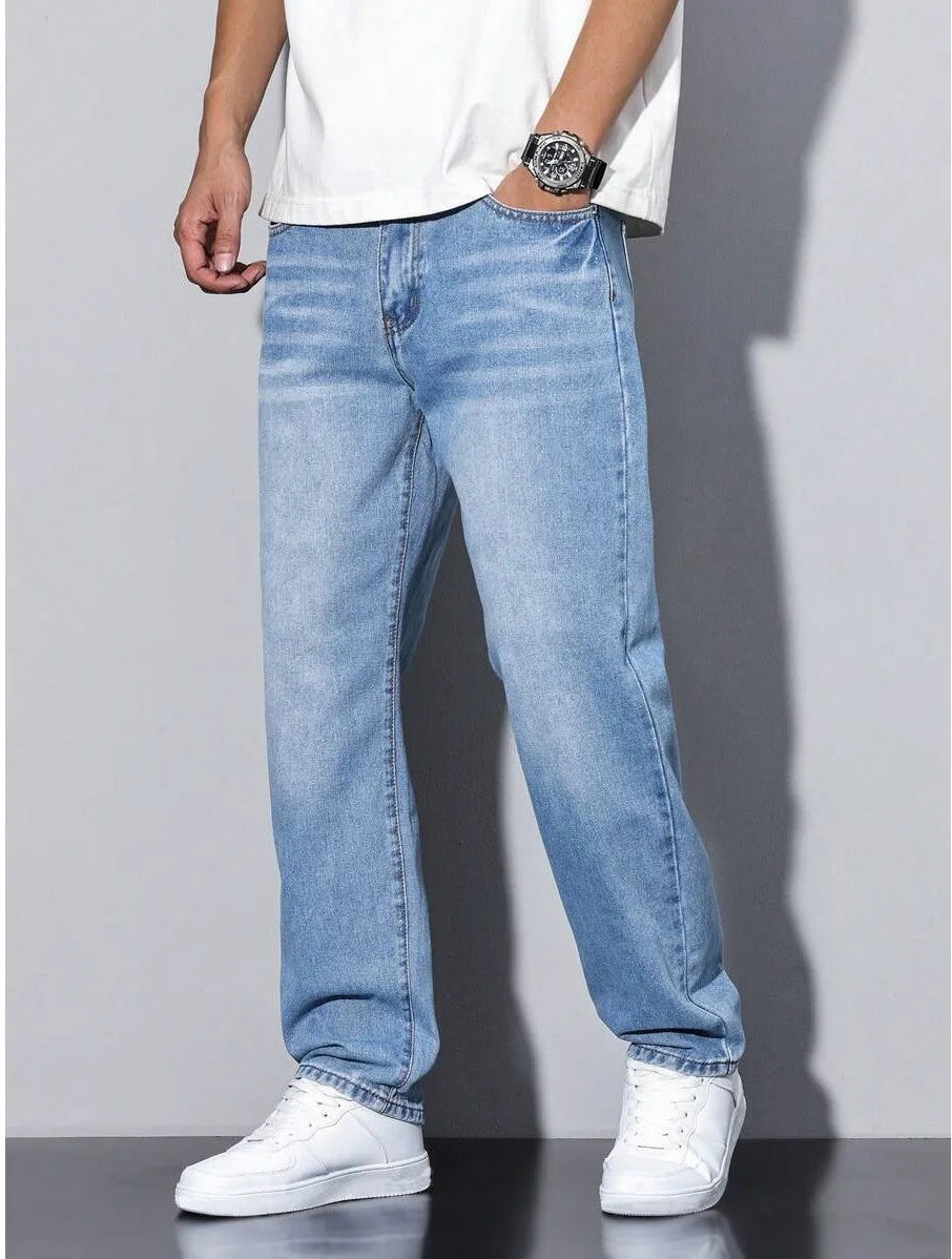 Brewster Casual Men's Jeans - Color:Light Blue;Size:XS