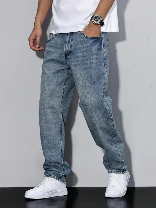 Brewster Casual Men's Jeans - Color:Royal blue;Size:XS