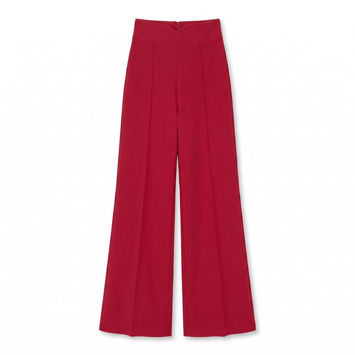 Bridget High-Waist Trousers - Color:Rose;Size:XS