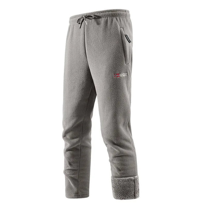 Briggs | Men's Sherpa Lined Thermal Sweatpants - Color:Gray;Size:XS