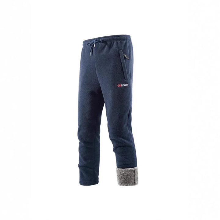 Men's Sherpa Lined Thermal Pants blue4.webp