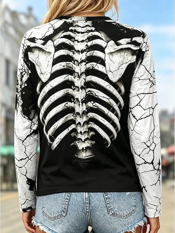 Women's Barclay Skull Rose T-Shirt