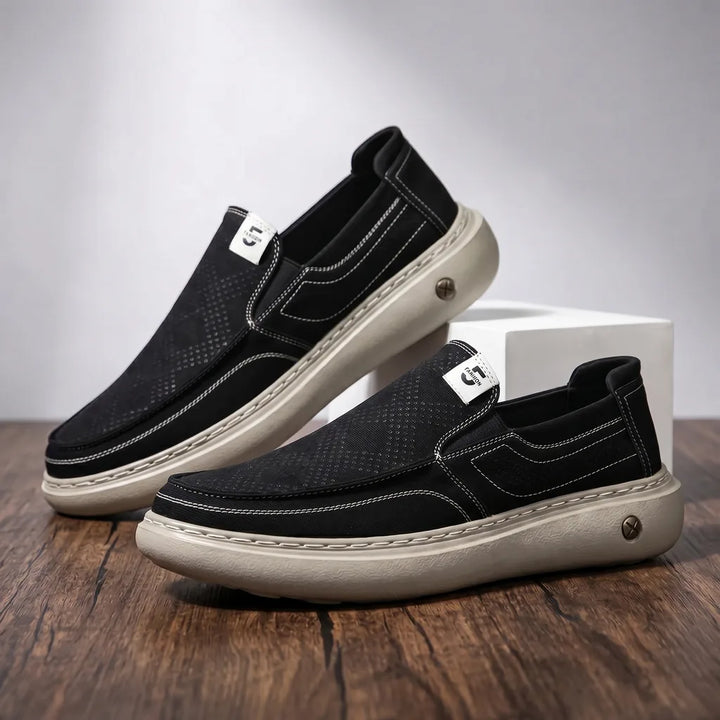 Bryan Slip-On Loafers - Color:Black;Size:39