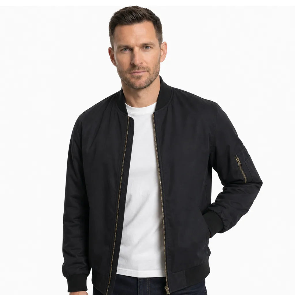 Men's Burke Zip Baseball Jacket (Copy)