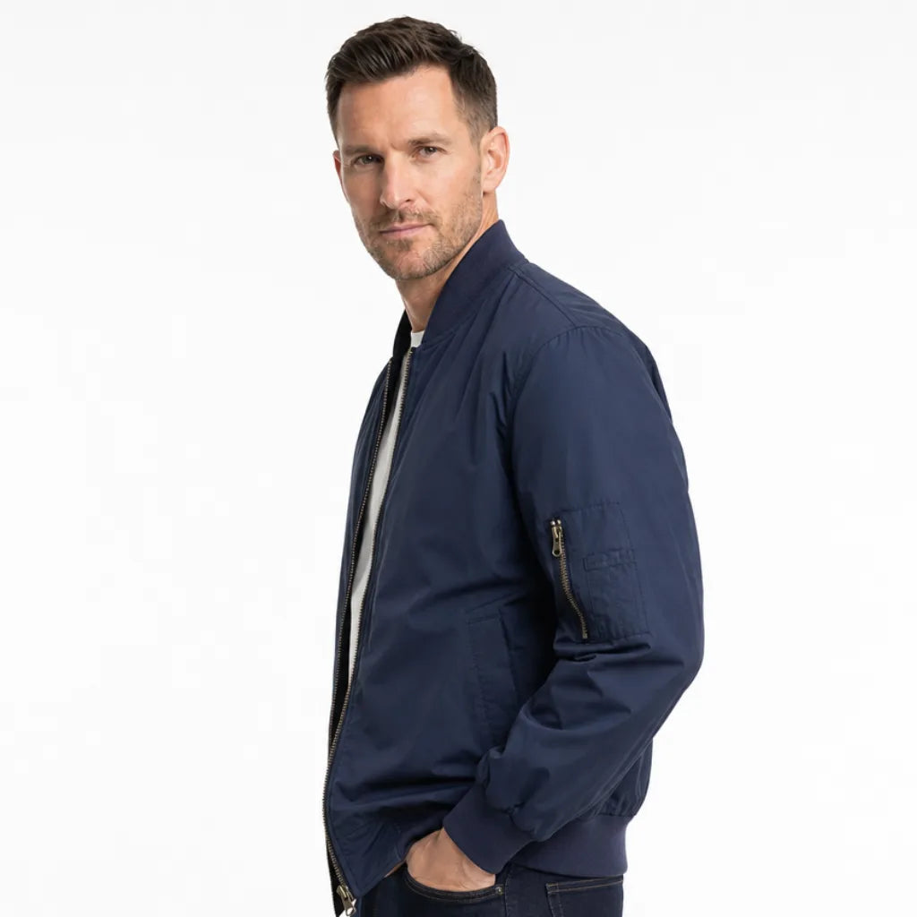 Men's Burke Zip Baseball Jacket (Copy)