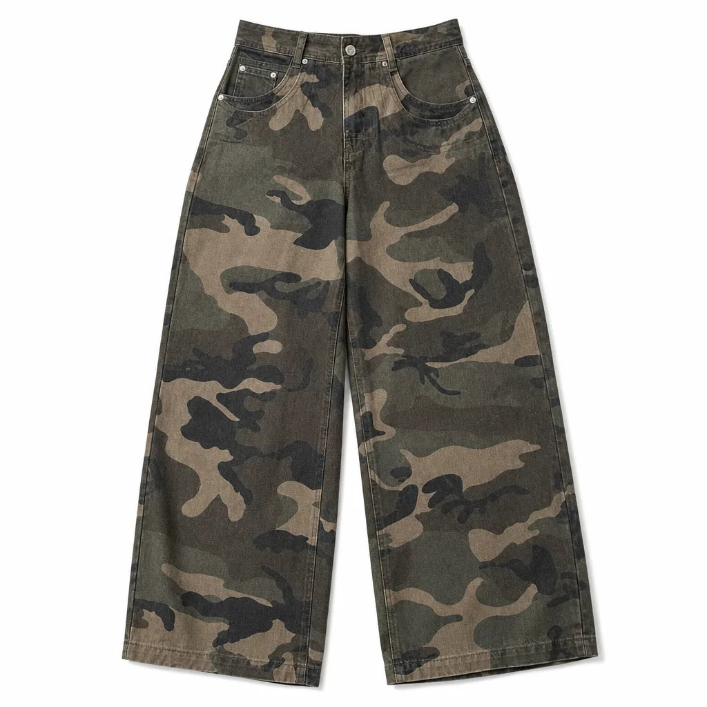 Women's Camo Burnett Camo Wide Leg Pants