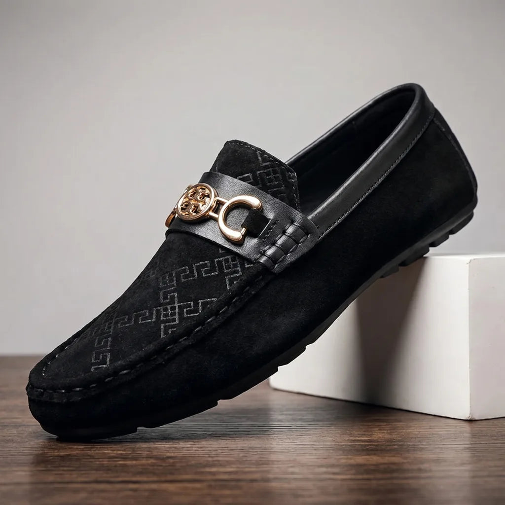 Black Lauren Slip-On Loafers 1