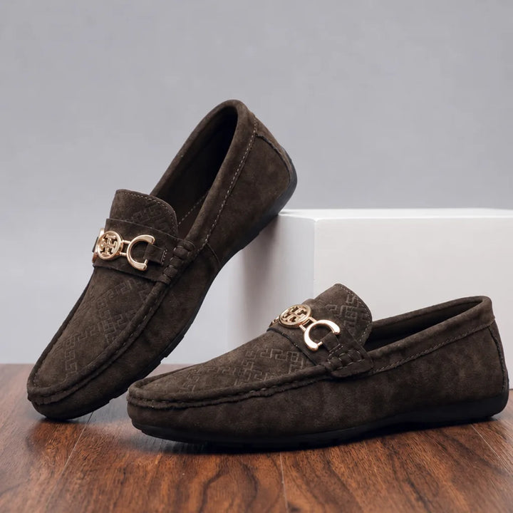 Caiden Design Loafers - Color:Coffee;Size:39