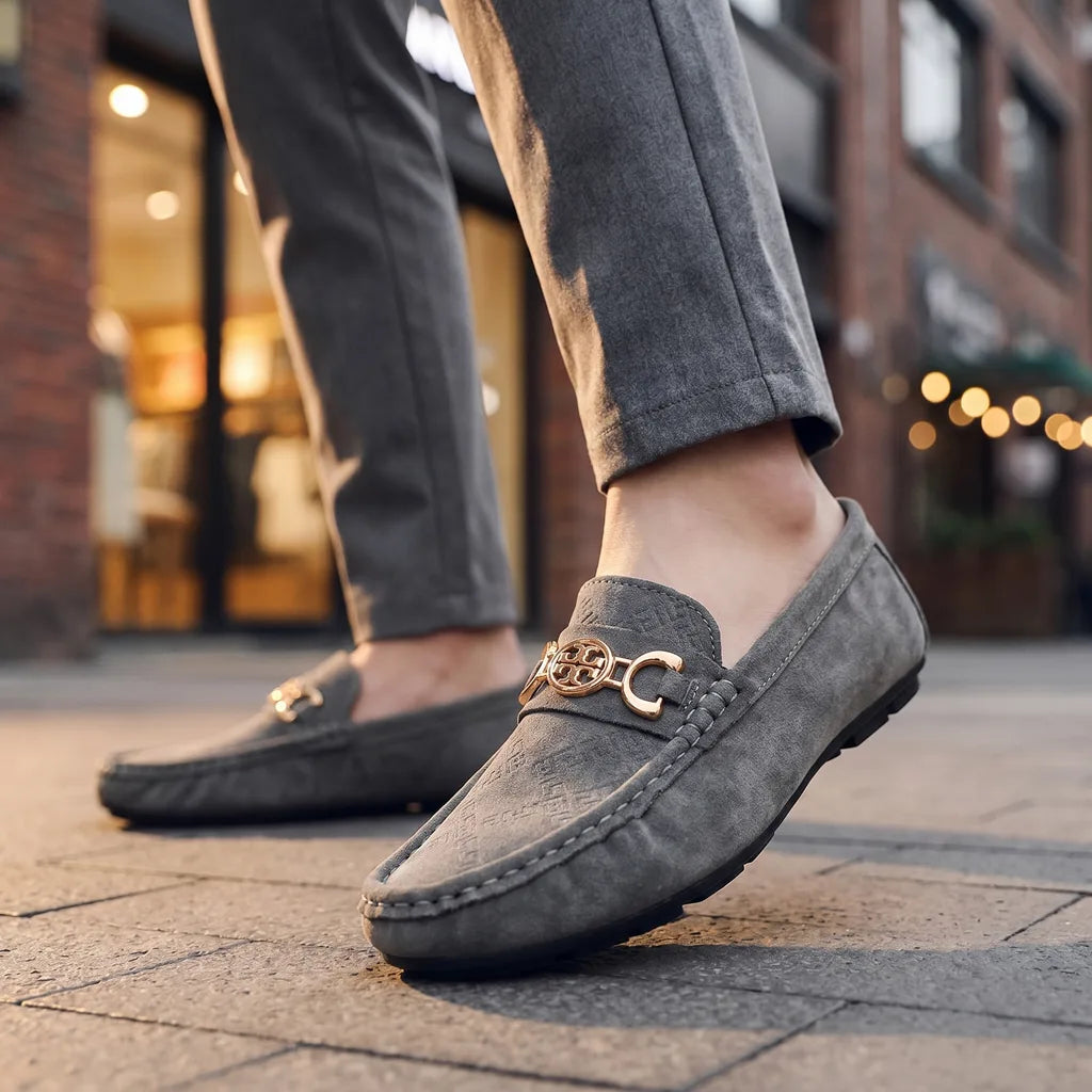 Gray Lauren Slip-On Loafers 2