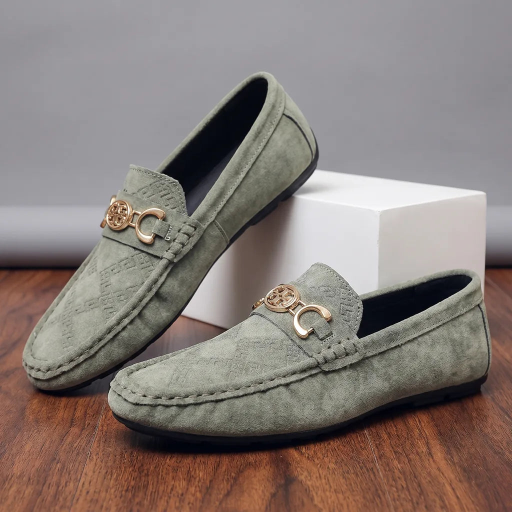 Caiden Design Loafers - Color:Moss;Size:39