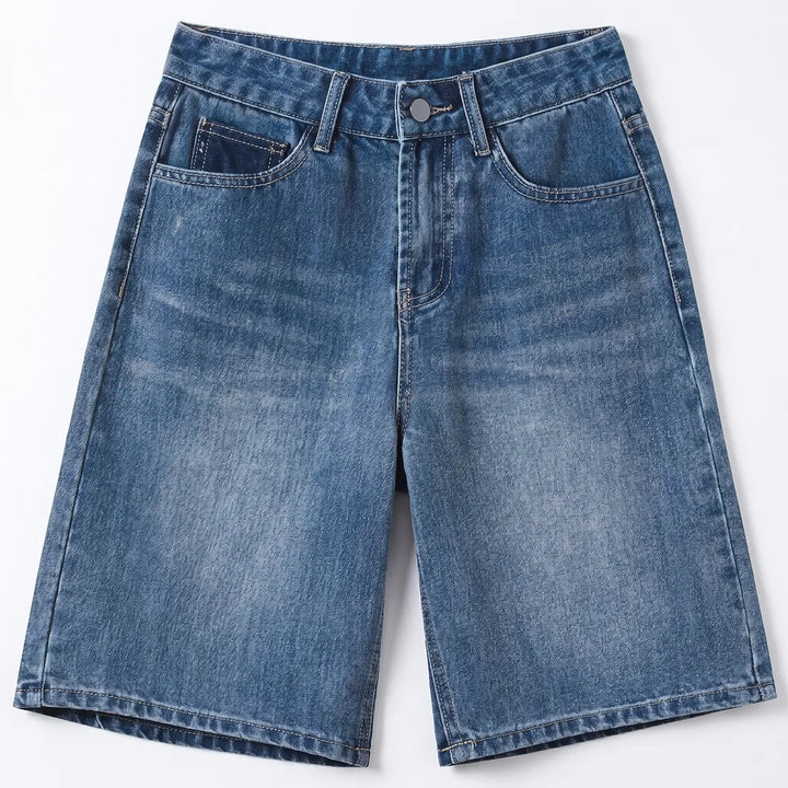 Caitlyn Denim Shorts - Color:Blue;Size:XS