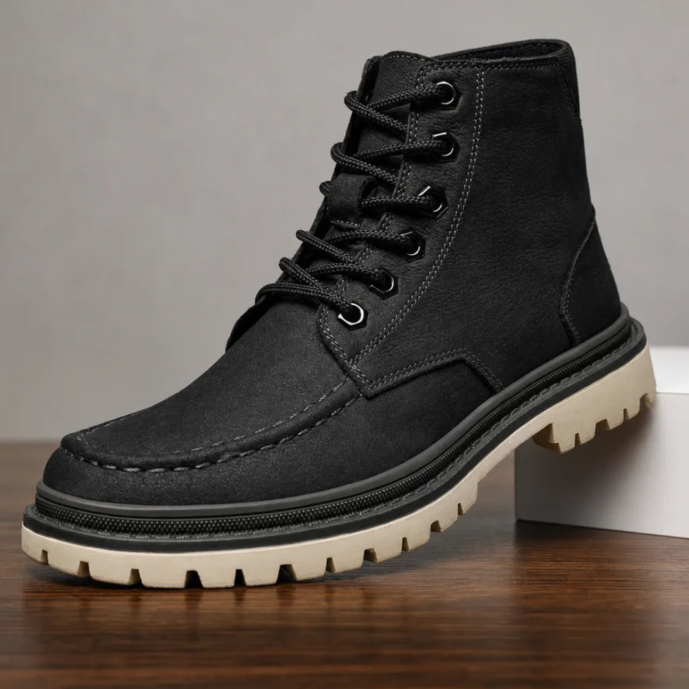 Men's Barrett Leather Lace-Up Boots