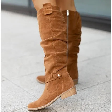 Calloway | Women's High Orthopedic Boots - Color:Brown;Size:35