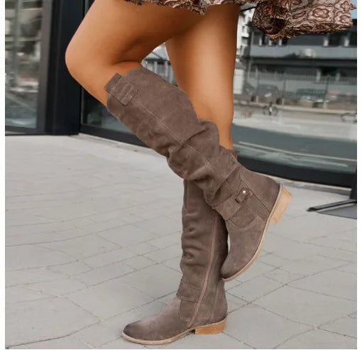 Calloway | Women's High Orthopedic Boots - Color:Grey;Size:35