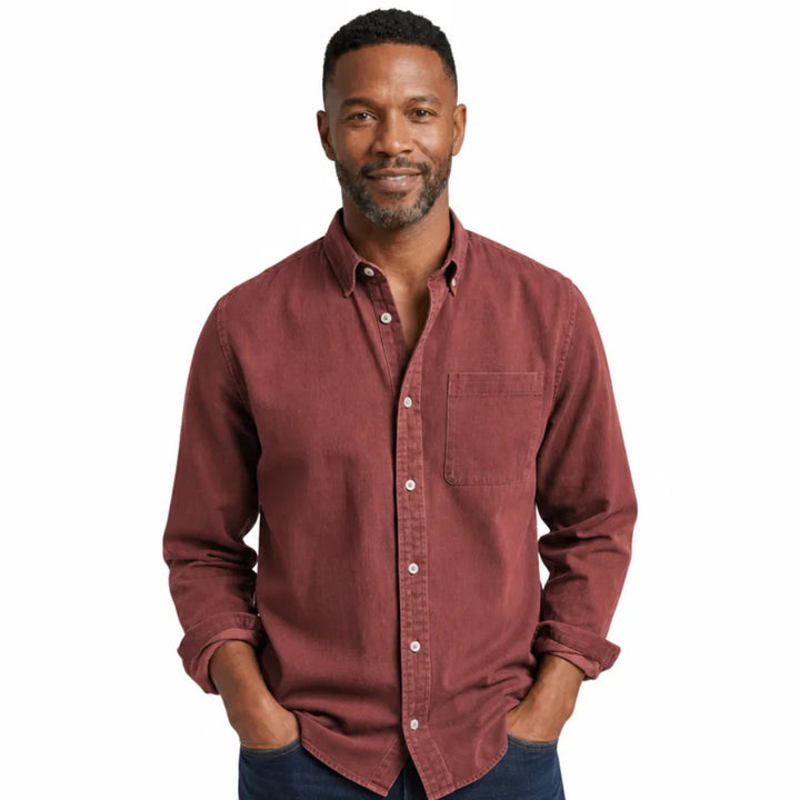 Men's Harper Solid Collared Shirt