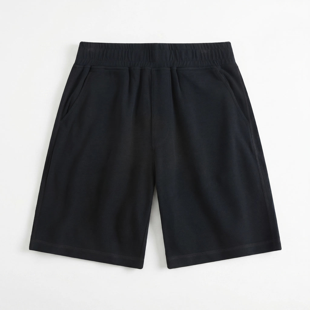 Calum Fleece Shorts - Color:Black;Size:S