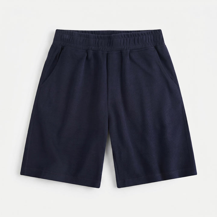 Calum Fleece Shorts - Color:Navy;Size:S