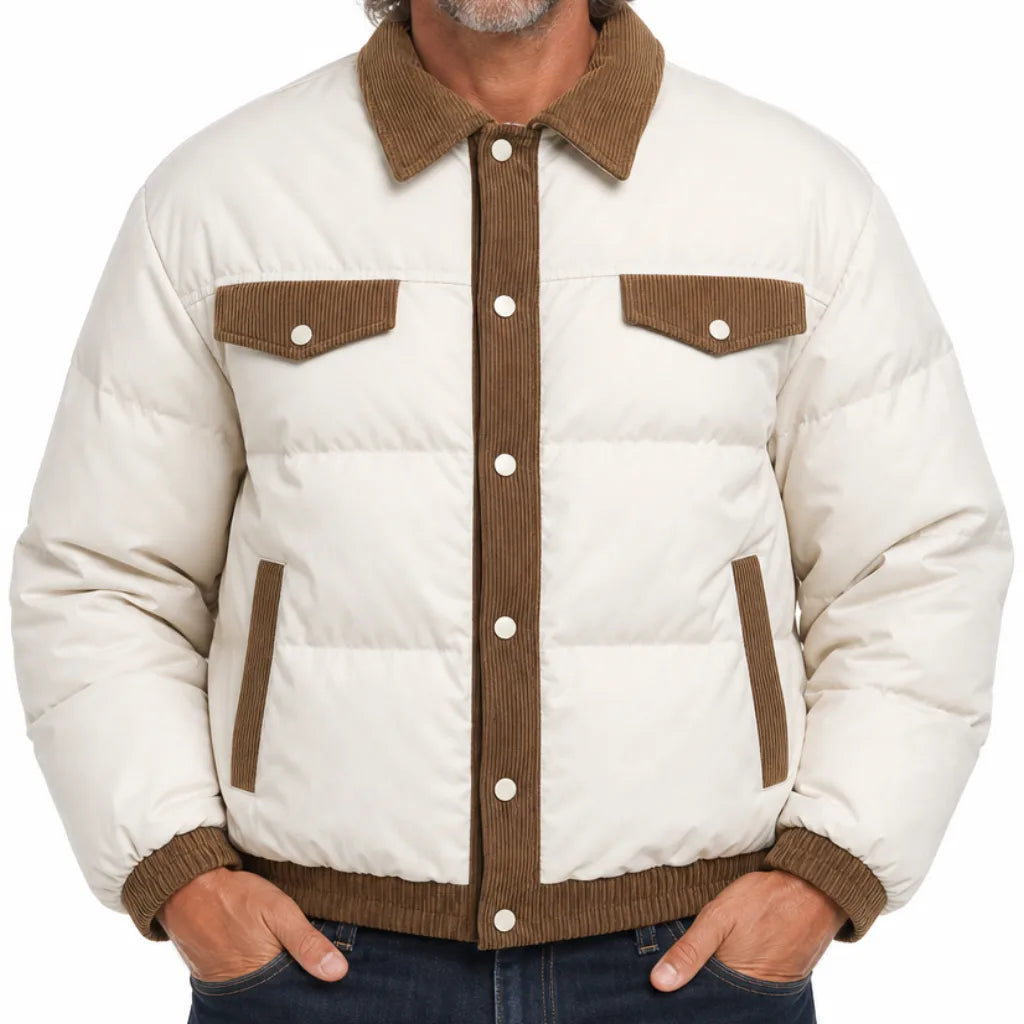 Men's Calvin | Men's Corduroy Puffer Jacket -No match