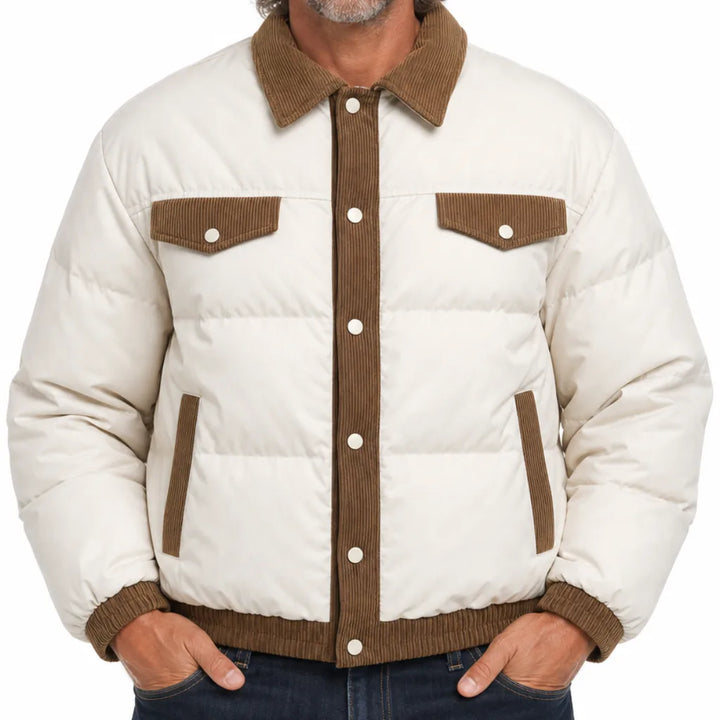 Men's Calvin | Men's Corduroy Puffer Jacket -No match