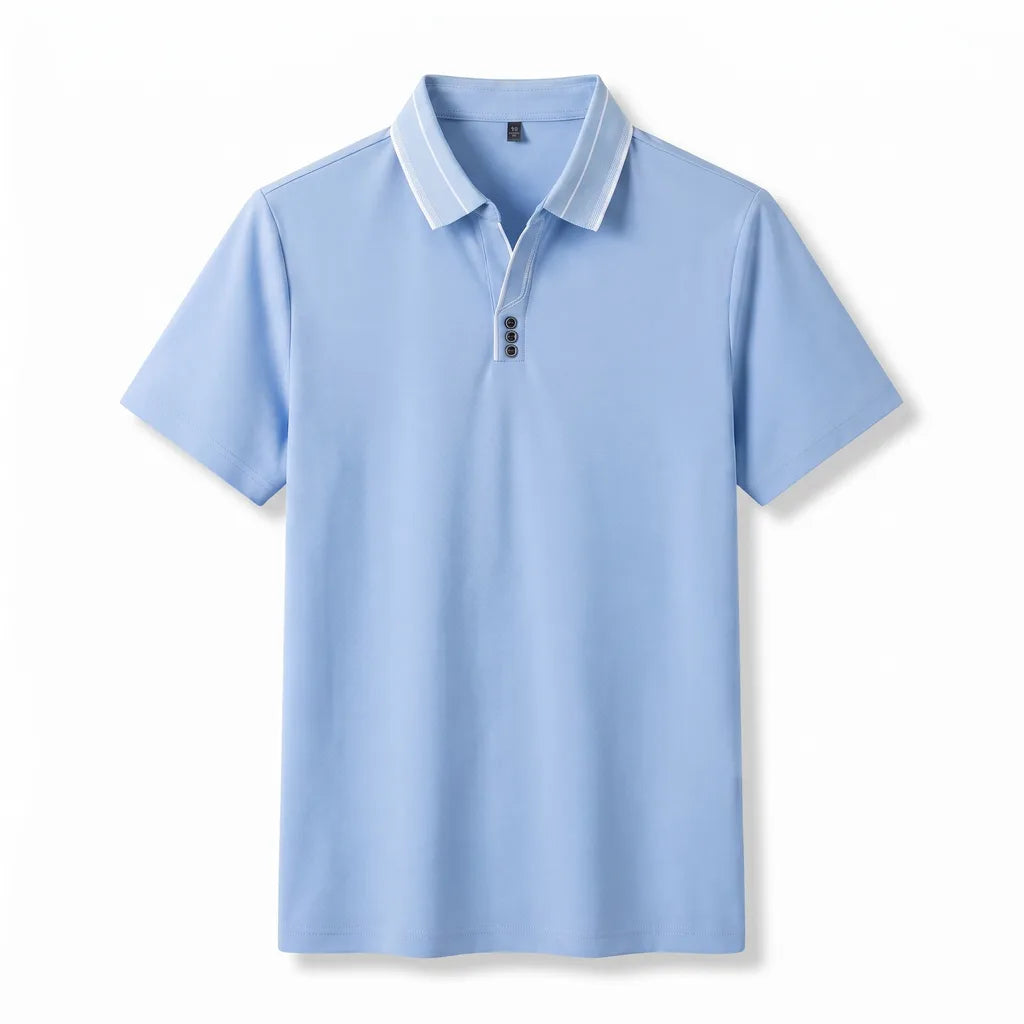 Camden Polo Shirt - Color:Sky Blue;Size:M