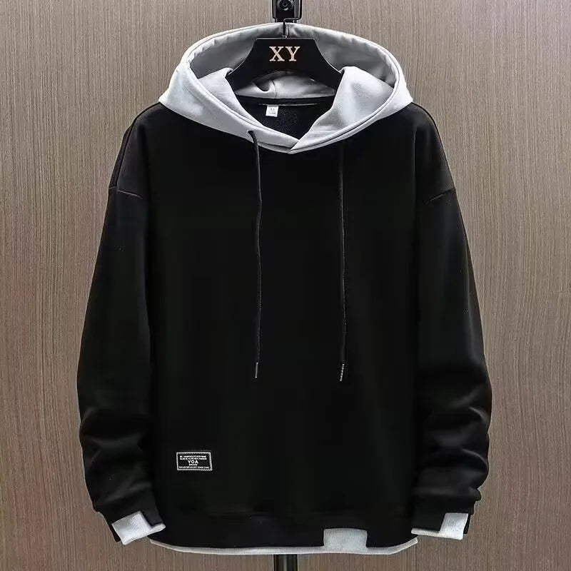 Cameron | Men's Fall Hoodie - Color:Black;Size:S