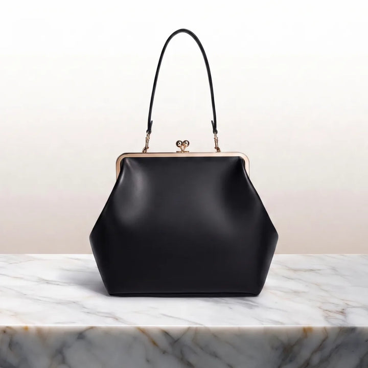 Cameron  Shell Bag - Color:Black